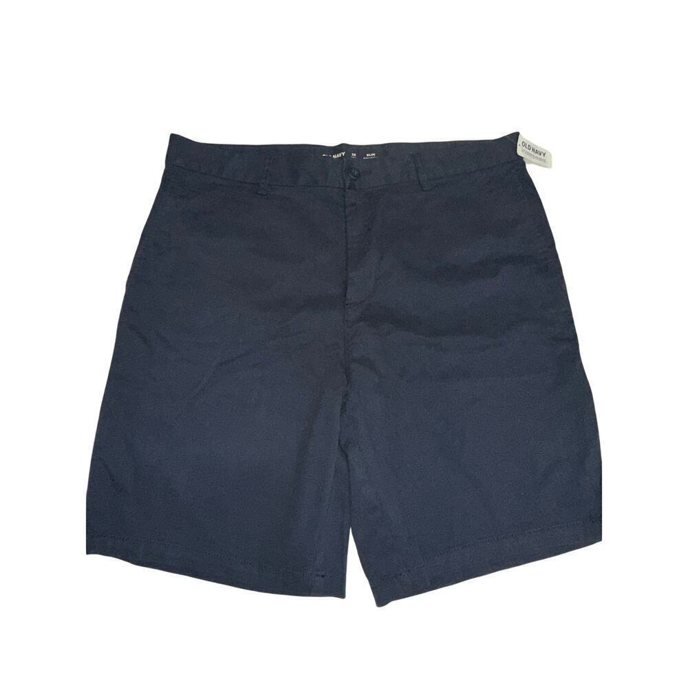 Old Navy Men’s Shorts NWT Slim Built in Flex Navy 38 Tall Chinos Casual